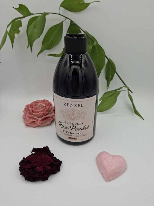 Gel douche liquide Rose poudré ZENSEL