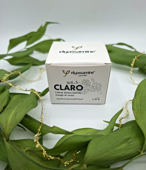 Claro crème éclaircissante EL YASSAMINE BIO