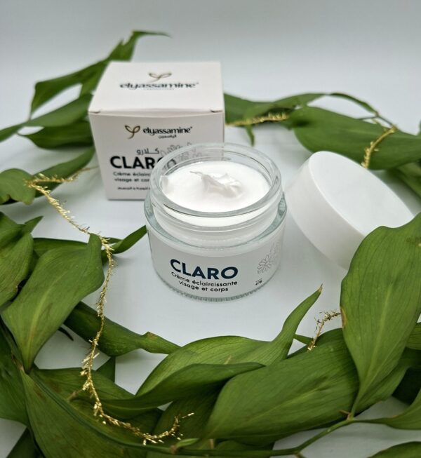 Claro crème éclaircissante EL YASSAMINE BIO