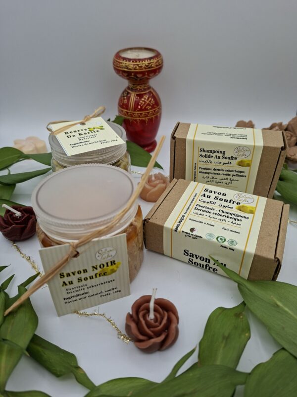 Pack Psoriasis Visage Cheveux et Corps   SABOUN LELLA