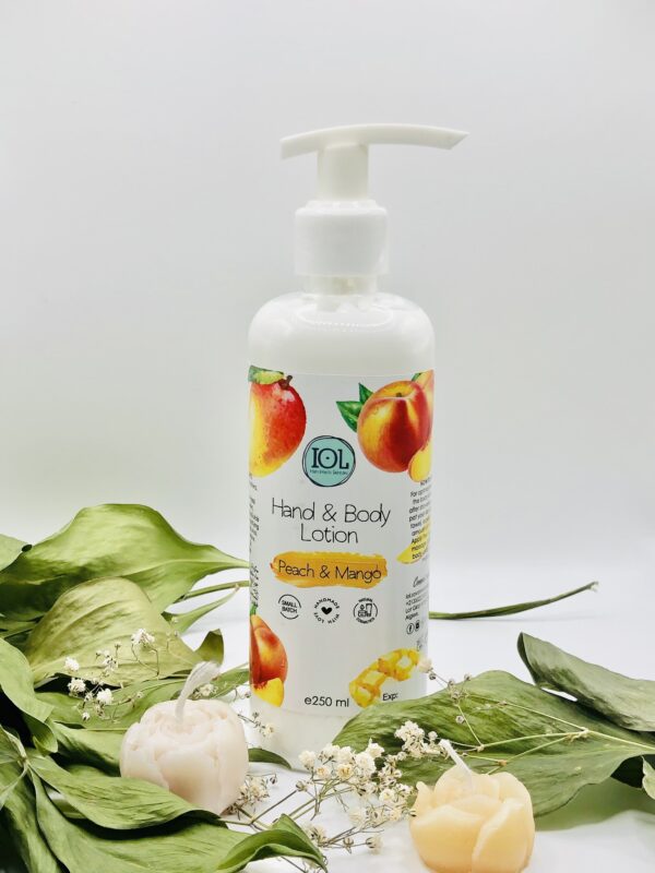 Crème hydratante parfumée pour le corps (Peach&Mango)