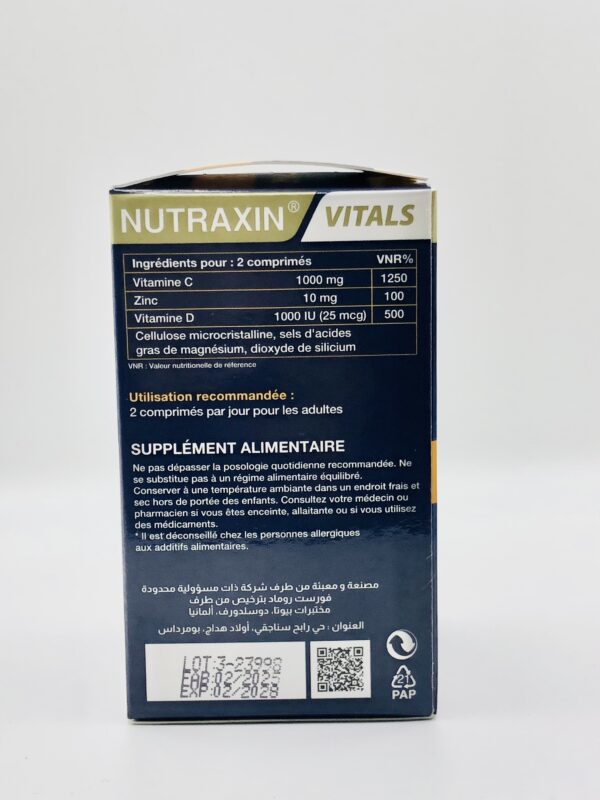 Vitamine Max C.D.Zinc NUTRAXIN
