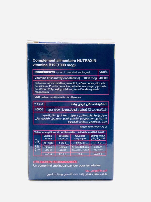 Vitamine B12 NUTRAXIN