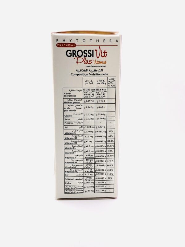 Grossi Vit  Sirop PHYTOTHERA