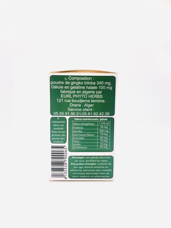 Ginkgo Biloba PHYTO HERBS