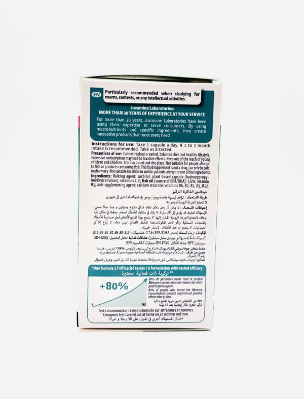 Mémoire concentration Juvamine