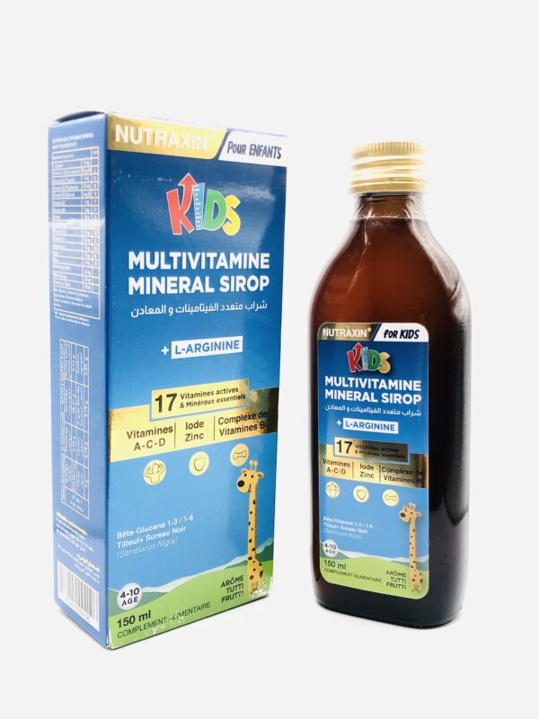 Multivitamine Mineral Sirop pour enfants NUTRAXIN