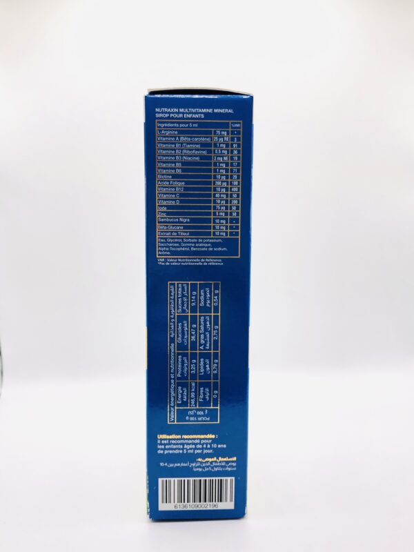 Multivitamine Mineral Sirop pour enfants NUTRAXIN